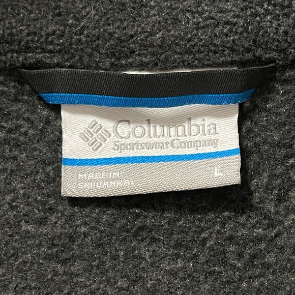 COLUMBIA Fleece Steens Mountain Full Zip Jacket Grey WM3220 Mens Large - Picture 6 of 11